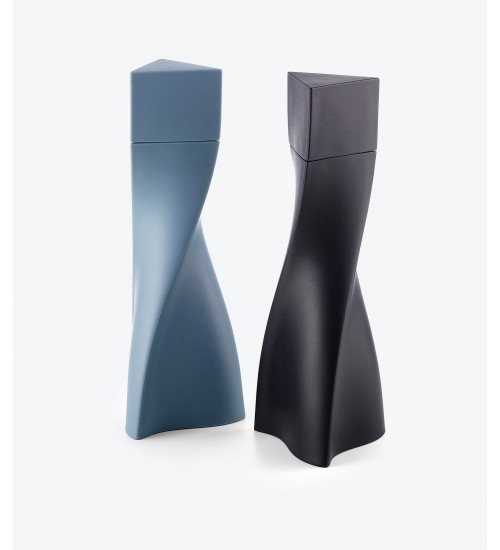 Zaha  Hadid Design DUO 调味料料盐磨器2件套 蓝色&黑色D8.5H23.8cm